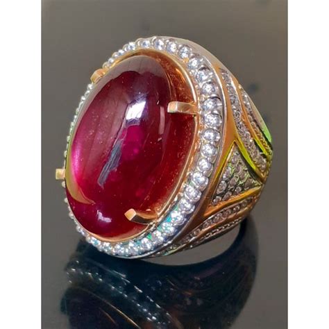 Jual Natural STAR RUBY PIGEON BLOOD TOP COLOR SERTIFIKAT Emban Cincin