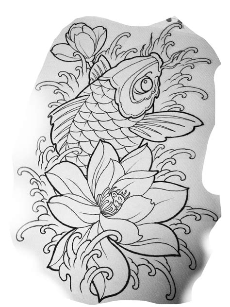 Dragon Koi Tattoo Design Asian Dragon Tattoo Japan Tattoo Design