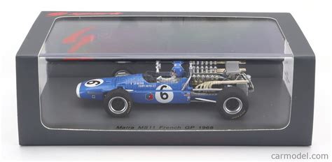 SPARK MODEL S5383 Echelle 1 43 MATRA SIMCA F1 MS11 N 6 FRENCH GP 1968