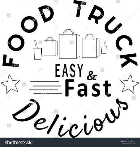 Vintage Retro Food Truck Design Stock Vector (Royalty Free) 1861698133 ...