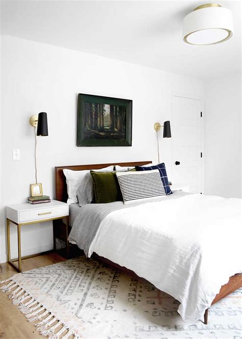 Minimal Masculine Master Bedroom - The Faux Martha