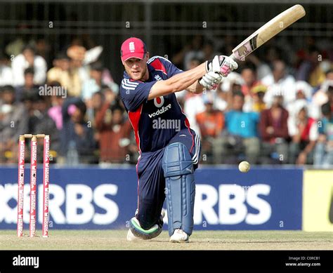 Andrew Flintoff India Versus England Cricket Series 2008 09 Second