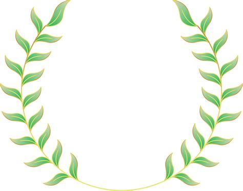 Leaf Wreath Frame 36443967 Png