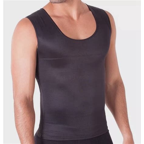 Cinta Modeladora Masculina Regata Compress O Diminui Barriga Corrige