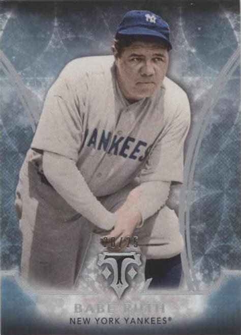 2015 Topps Triple Threads Babe Ruth 1 Sapphire 25 For Sale Online EBay