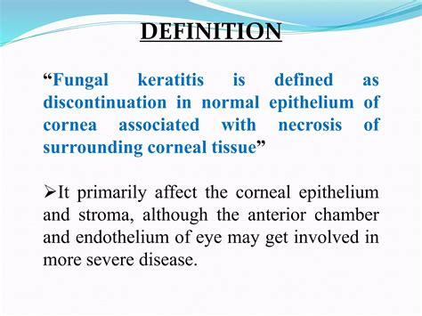 Fungal Keratitis Ppt