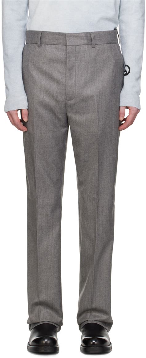 Acne Studios Pantalon Ajust Gris Ssense France