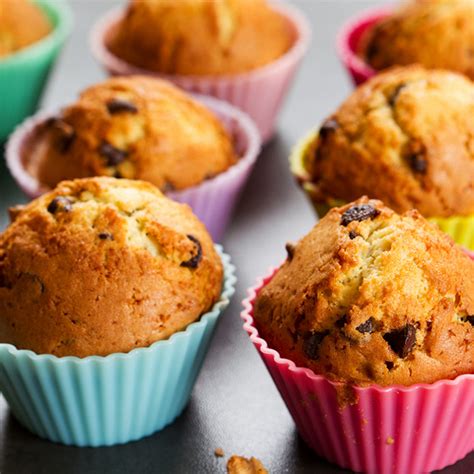 Muffins aux pépites de chocolat simples