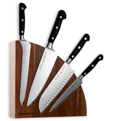 Messermeister Meridian Elite 6 Piece Magnet Knife Block Set Target