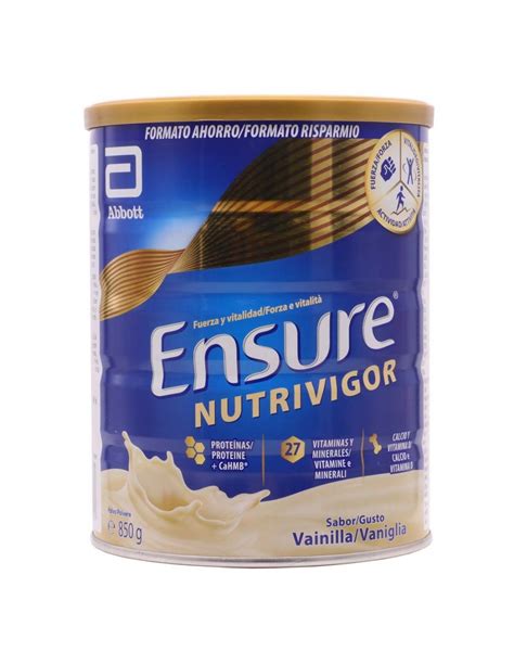 Comprar Ensure Nutrivigor G Sabor Vainilla A Precio De Oferta