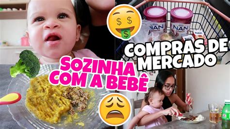 CUIDANDO SOZINHA DA BEBÊ NÃO É FÁCIL FUI NO MERCADO ACABOU O LEITE