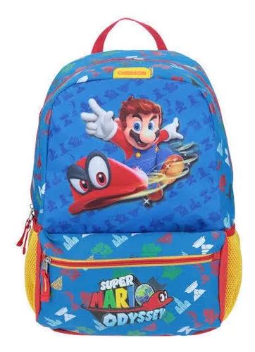 Mochila Chenson Mario Odisey Azul MercadoLivre