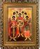 Synaxis Of The Seven Holy Archangels Wooden Frame Icon With Stand At