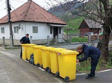 BISTRIȚA Miercuri 17 mai se colectează pubela galbenă pentru