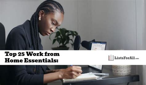 Best Work From Home Essentials The Top 25 List ListsForAll