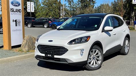 2021 Ford Escape Titanium Hybrid Moonroof Power Liftgate Heads Up Display Review Island