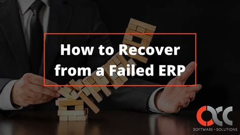 How To Recover From A Failed Erp Implementation Acc Software Solutions