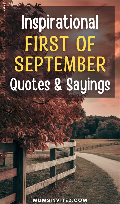 67 Happy And Inspirational September 1st Quotes In 2024 September