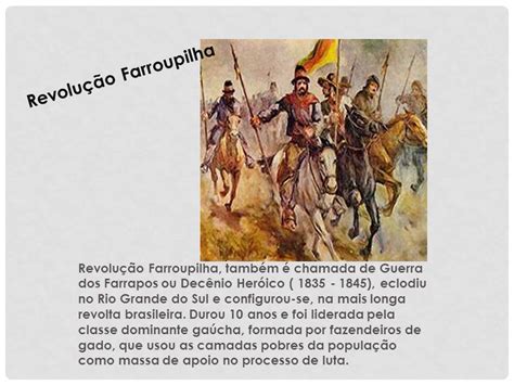 Hist Rias Do Pampa Revolu O Farroupilha