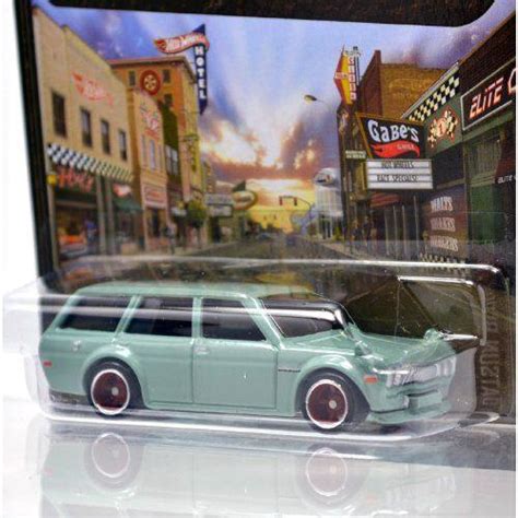Teal DATSUN BLUEBIRD WAGON Hot Wheels ホットウィール Boulevard Series スケール Collectibl