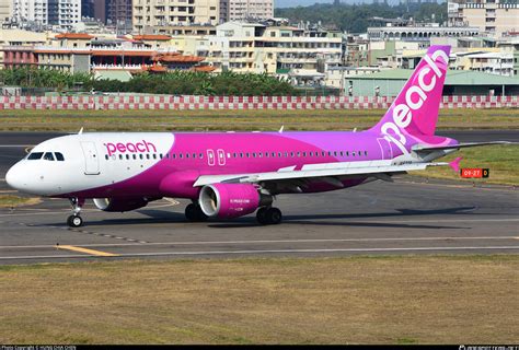 Ja P Peach Airbus A Photo By Hung Chia Chen Id