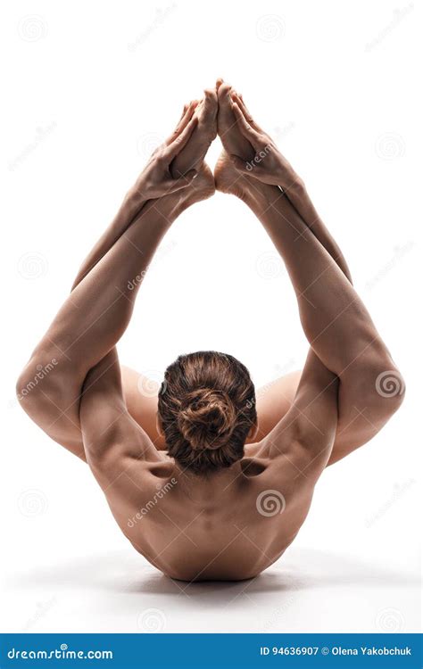 Nude Girl Locating In Posture Stock Image Image Of Adult Back 94636907