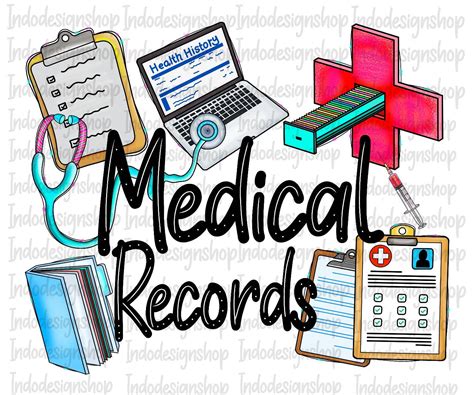 Medical Records Png Sublimation Design Medical Records Png Etsy