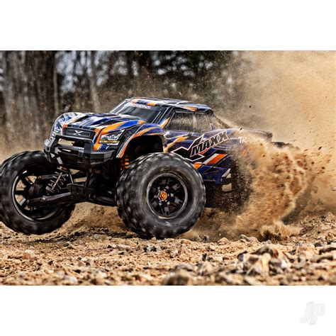 Traxxas X Maxx Belted 4wd Brushless Rtr 8s Monster Truck Orange Hely