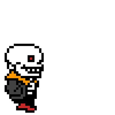 Pixilart Underfell Sans Walk Sprite By EclipseDrawz