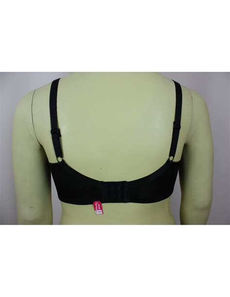 Brasier Talla Grande H Para Busto Pesado Negro Con Varilla Y Encaje R