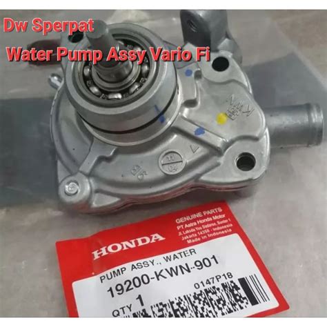 Jual Water Pump Assy Set Honda Vario Fi Kode Part KZR Shopee