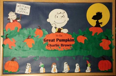 Charlie Brown Themed Bulletin Board