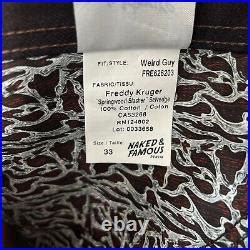 Naked Famous Freddy Krueger Nightmare Elm Street Weird Guy Selvedge X Nightmare Elm