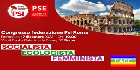 Psi RomaSi Apre Il Congresso Della Federazione Avanti