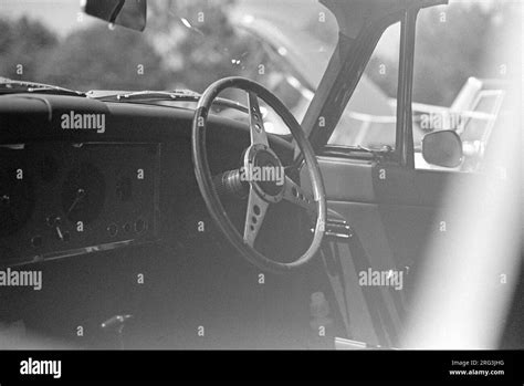 Jaguar xk150 interior Black and White Stock Photos & Images - Alamy