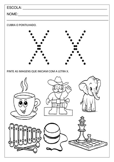 Atividade Com A Letra X - 6