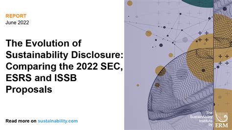 The Evolution Of Sustainability Disclosure Comparing The 2022 Sec