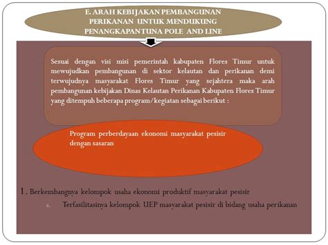 Potensi Dan Kebijakan Pengembangan Tuna Pole And Line Di Kabupaten