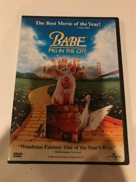 Babe Pig In The City Dvd 1999 Movie Film Universal Classic George