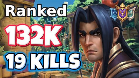 132k Dmg 19 Kills Zhin Gameplay Yomi Paladins Ranked Youtube