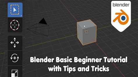 Blender Basic Beginner Tutorial First Walkthrough With Tips And Tricks Youtube