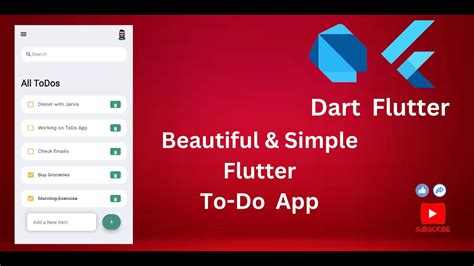 Beautiful Simple Todo App In Flutter Dart Android Studio