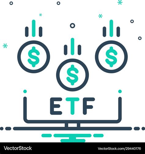 Etf Royalty Free Vector Image - VectorStock