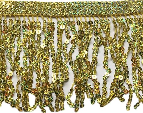 Amazon Yalulu 6 5 Yards Lot 30CM Encryption Sequins Lace Tassel