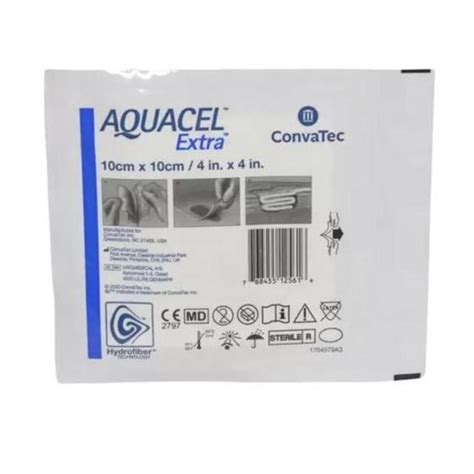 Curativo Aquacel Extra 10x10cm CONVATEC Curativo Magazine Luiza