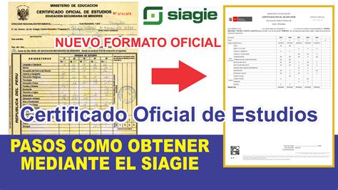 MANUAL DE USUARIO EN EL SIAGIE PARA OBTENER CERTIFICADO OFICIAL DE