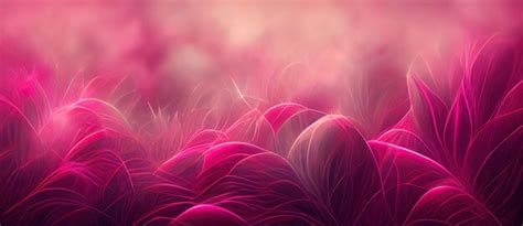 Premium Photo | Abstract pink background with bright floral patterns