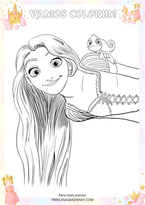 10 Desenhos Da Rapunzel Para Colorir E Imprimir