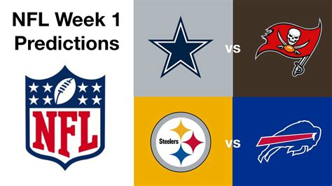 Nfl Week 1 Predictions 2021 Season Youtube