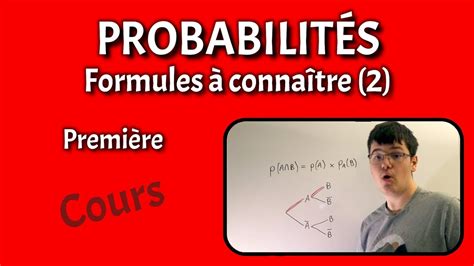 Probabilit S Formules Conna Tre Premi Re Youtube